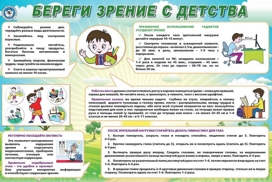 Информационный лист образец для школьника